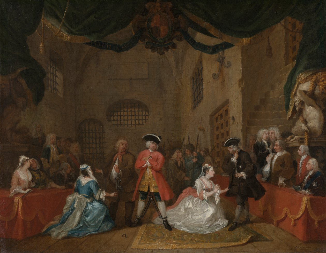 A Ópera do Mendigo de William Hogarth