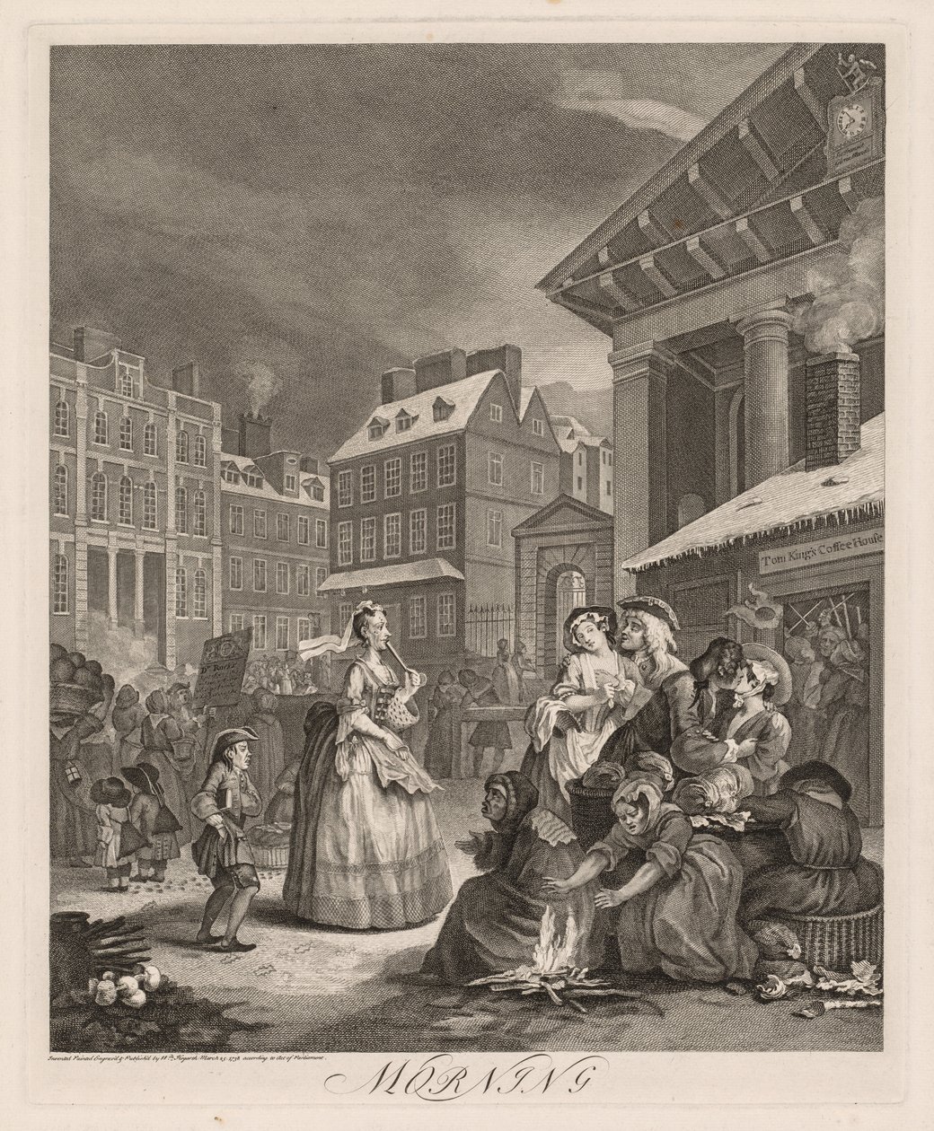 As quatro horas do dia de William Hogarth