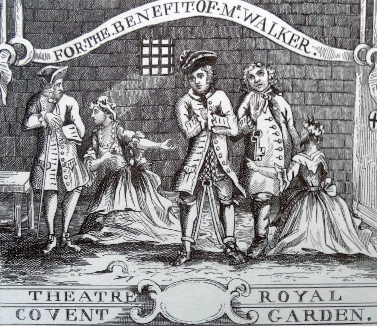 Bilhete para o teatro de William Hogarth
