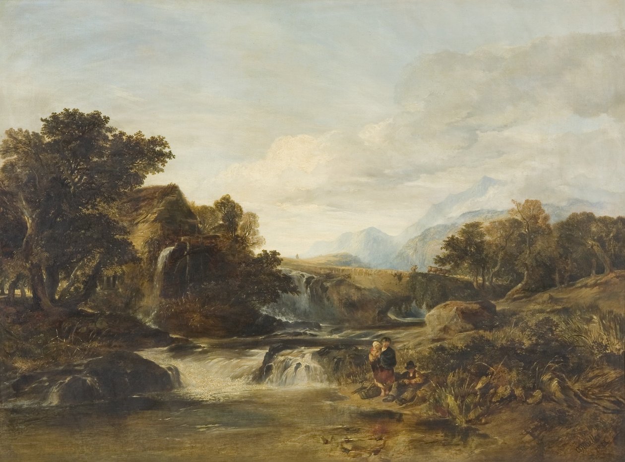 Pandy Mill, North Wales de William James Muller