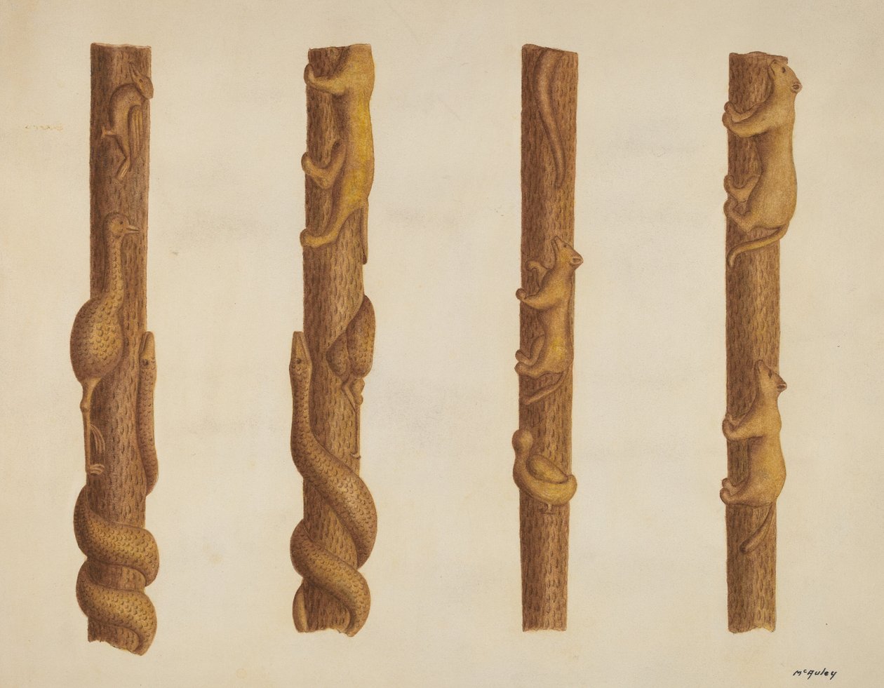 Walking Stick, c. 1940. de William McAuley