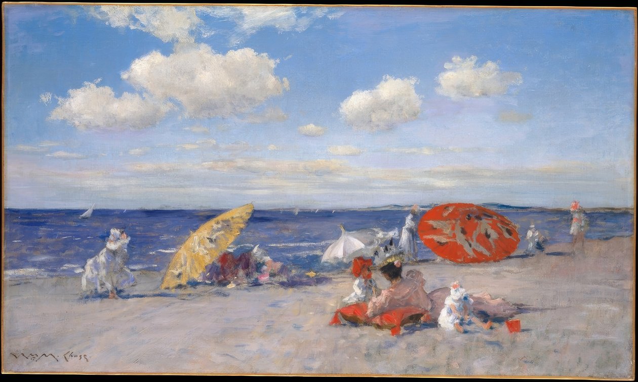 Junto ao mar de William Merritt Chase