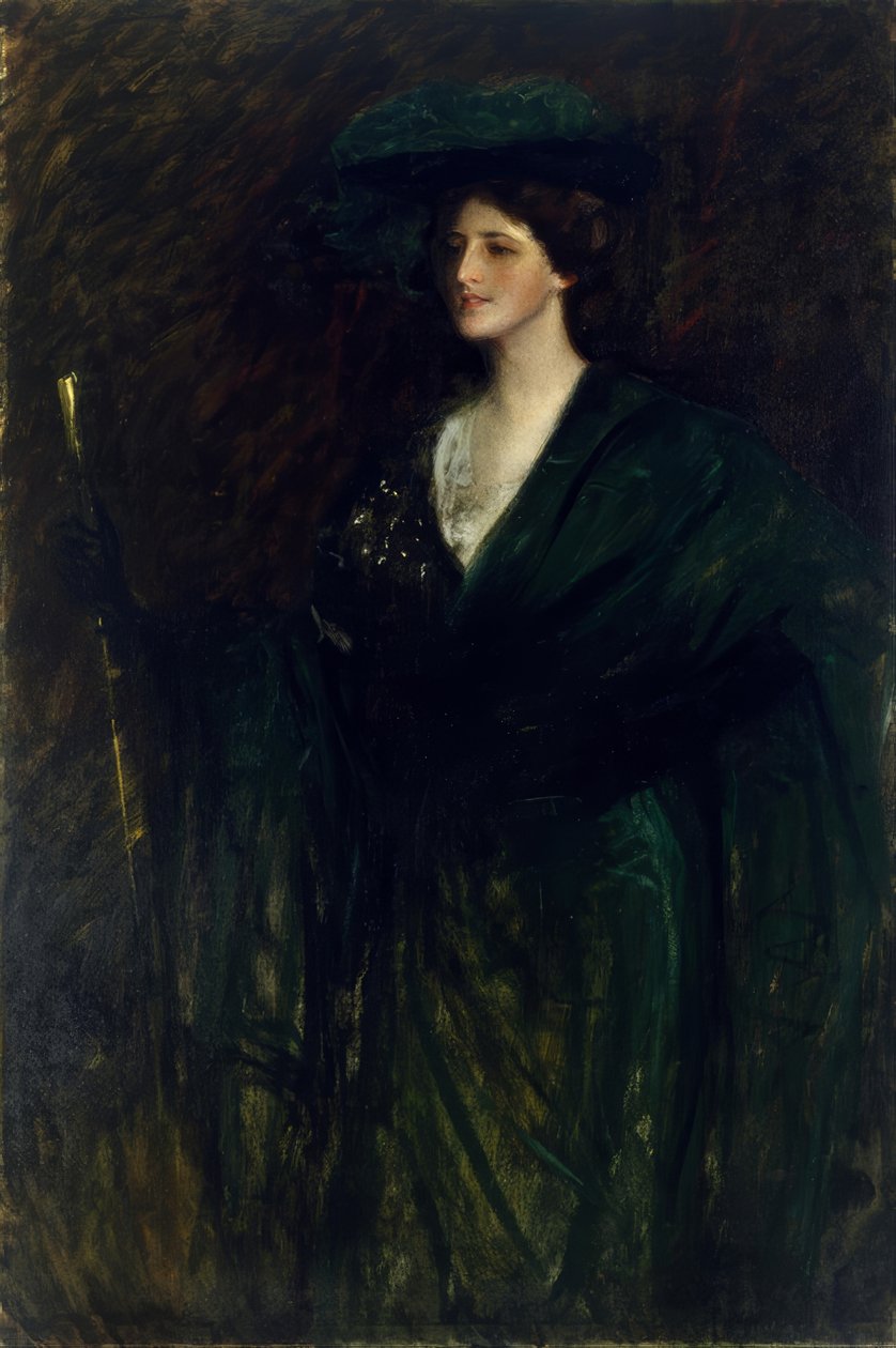 A Senhora Esmeralda de William Merritt Chase