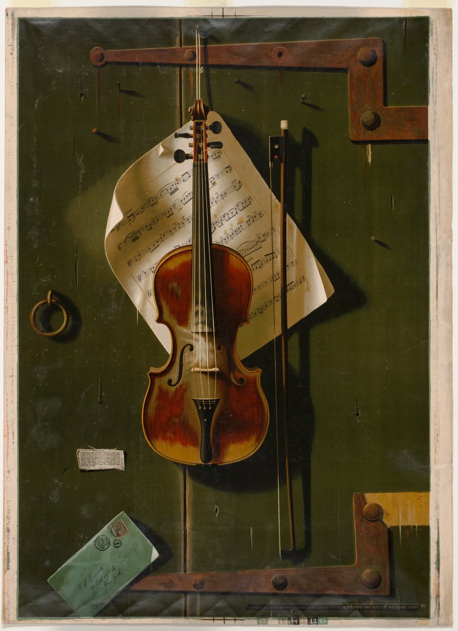 O violino antigo de William Michael Harnett