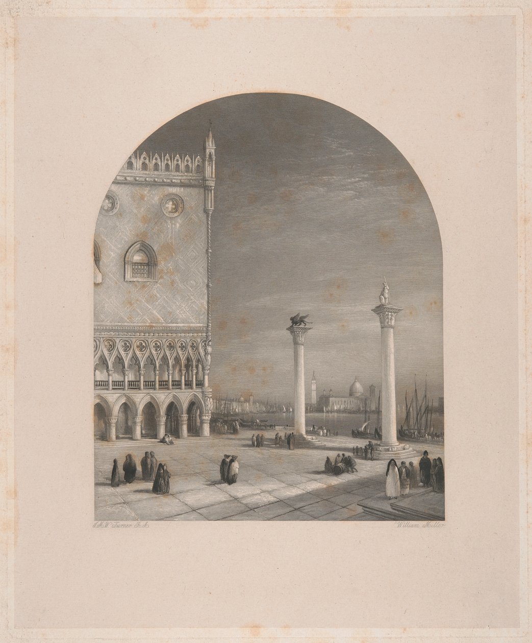 Veneza - a Piazzetta de William Miller