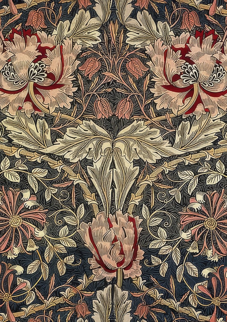 Tecido decorativo. 1876-90 de William Morris