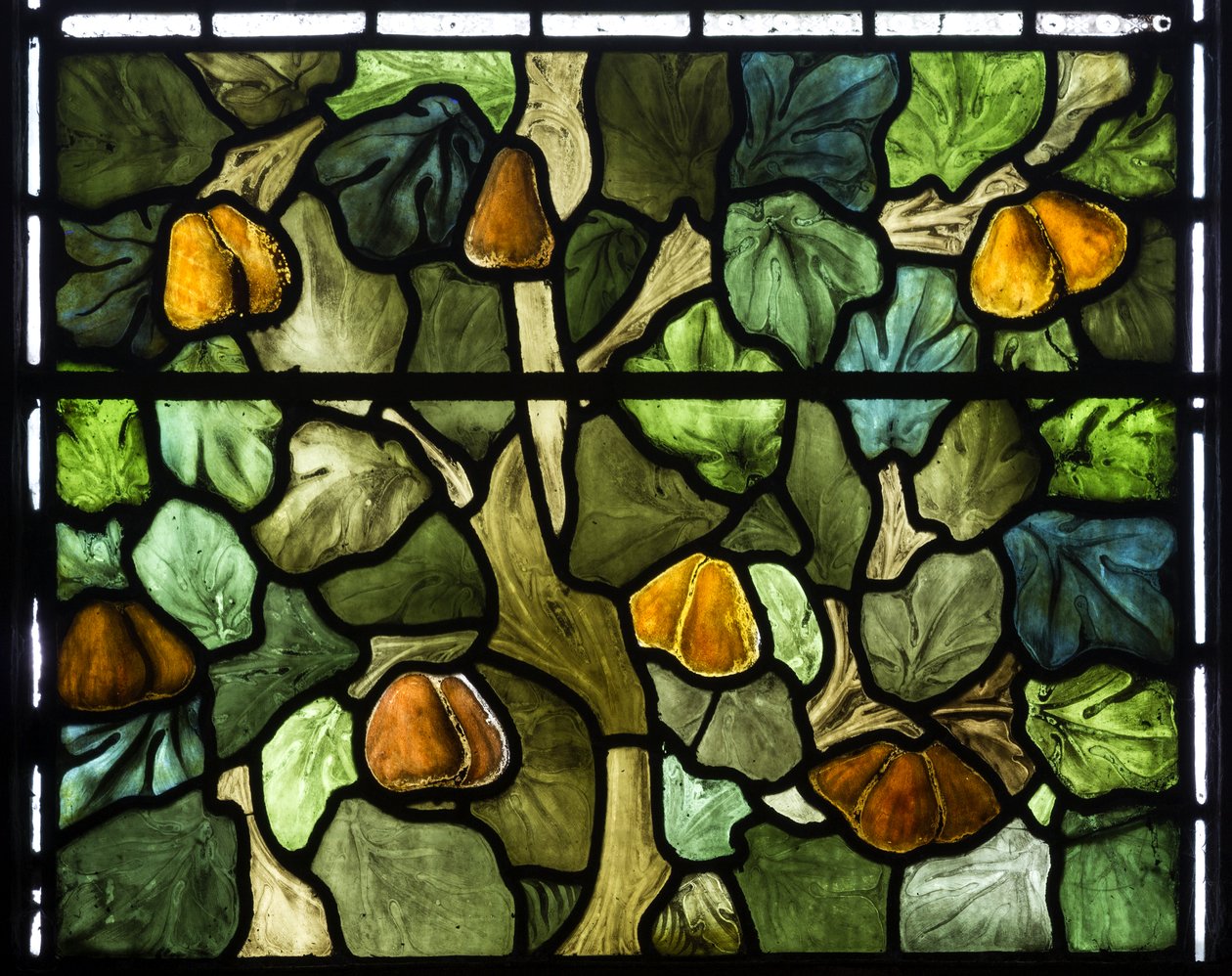 Folhagem, 1879 (vitral) de William Morris