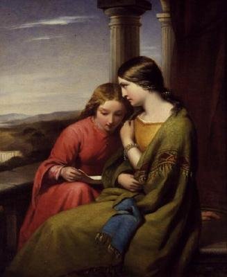 Confianças (óleo) de William Mulready