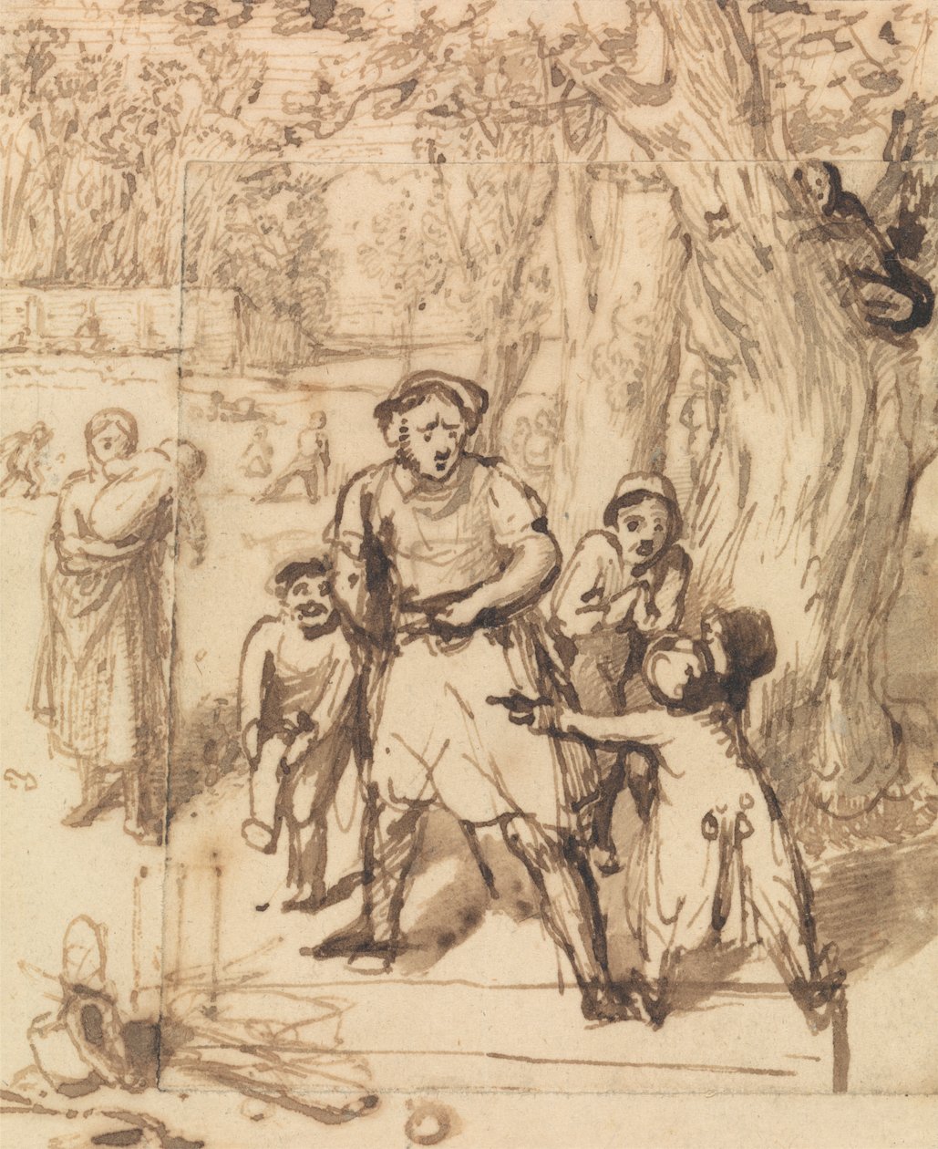 A Luta Interrompida de William Mulready