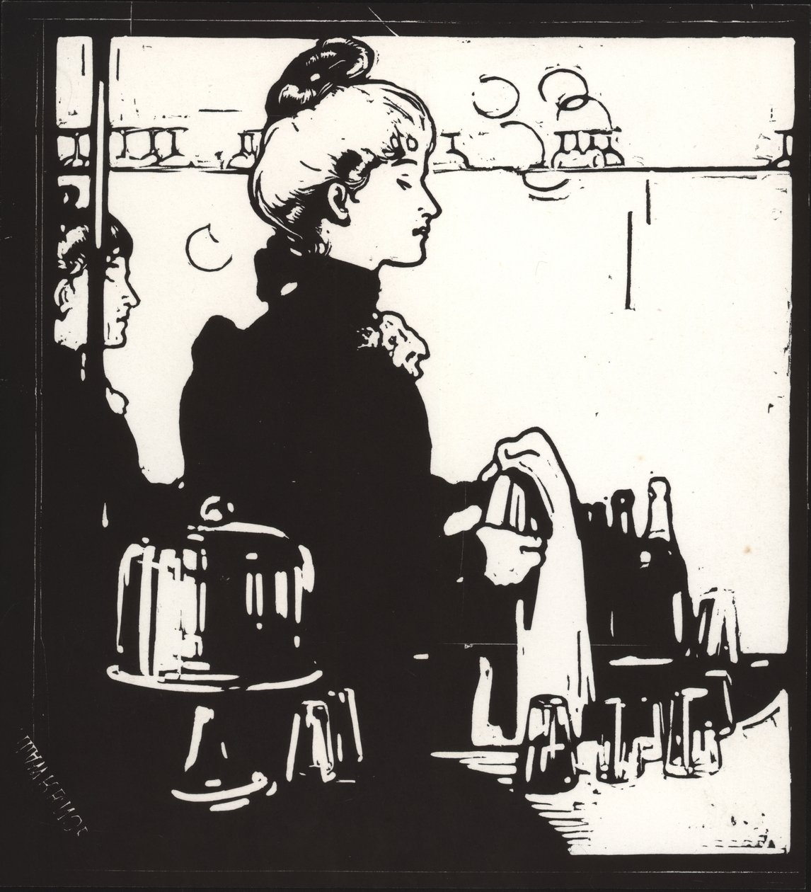 Garçom (qualquer bar) de William Nicholson