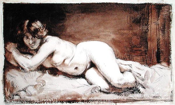 Figura Feminina Nua de William Orpen