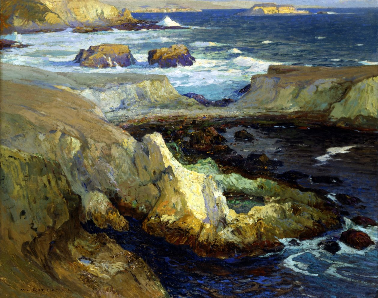 Evening Tide, Califórnia de William Ritschel