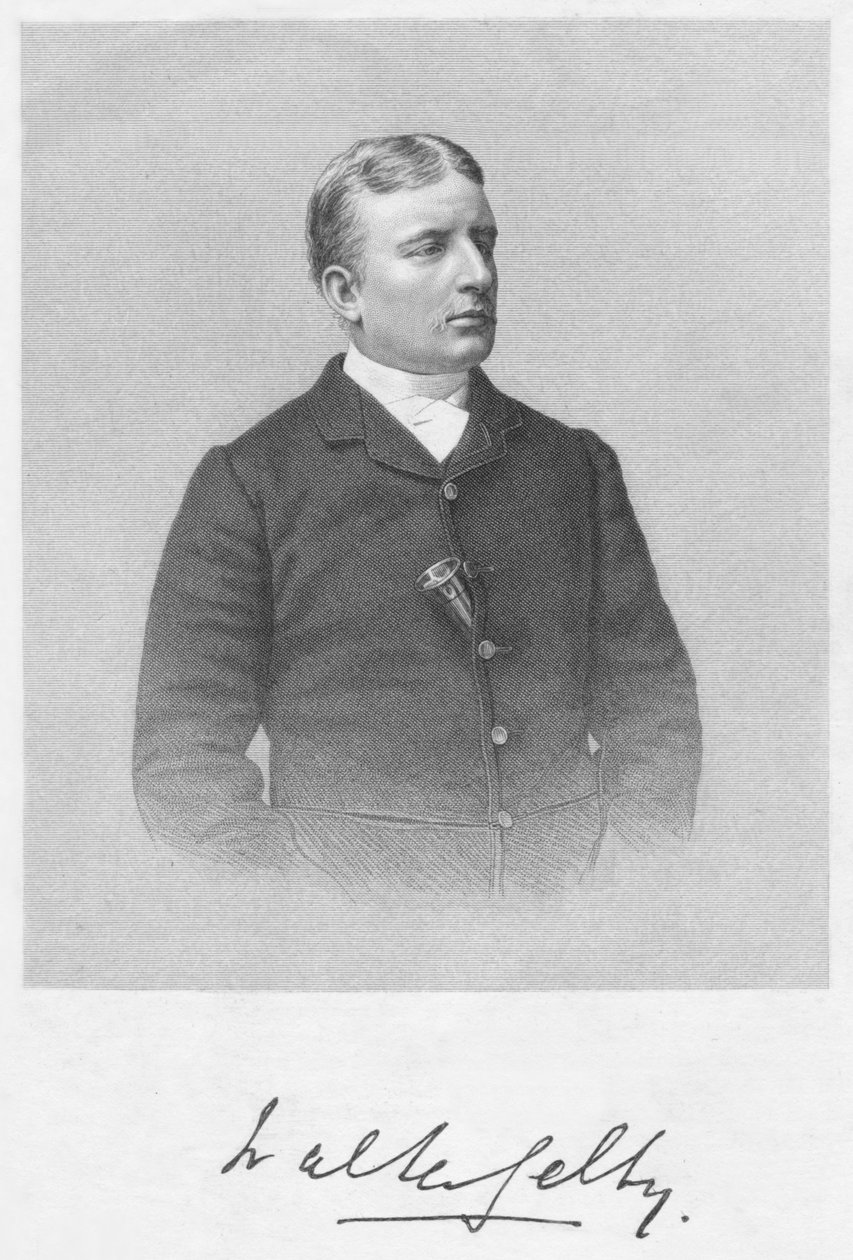 Retrato de um homem, 1893. de William Roffe