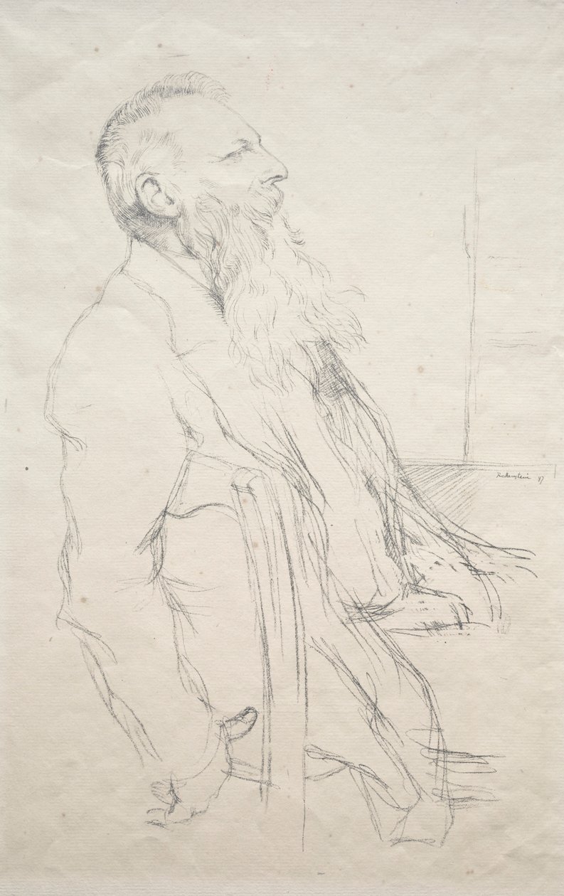 Auguste Rodin, 1897. de William Rothenstein