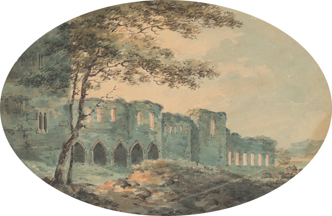 Ruína da Abadia de William Sawrey Gilpin