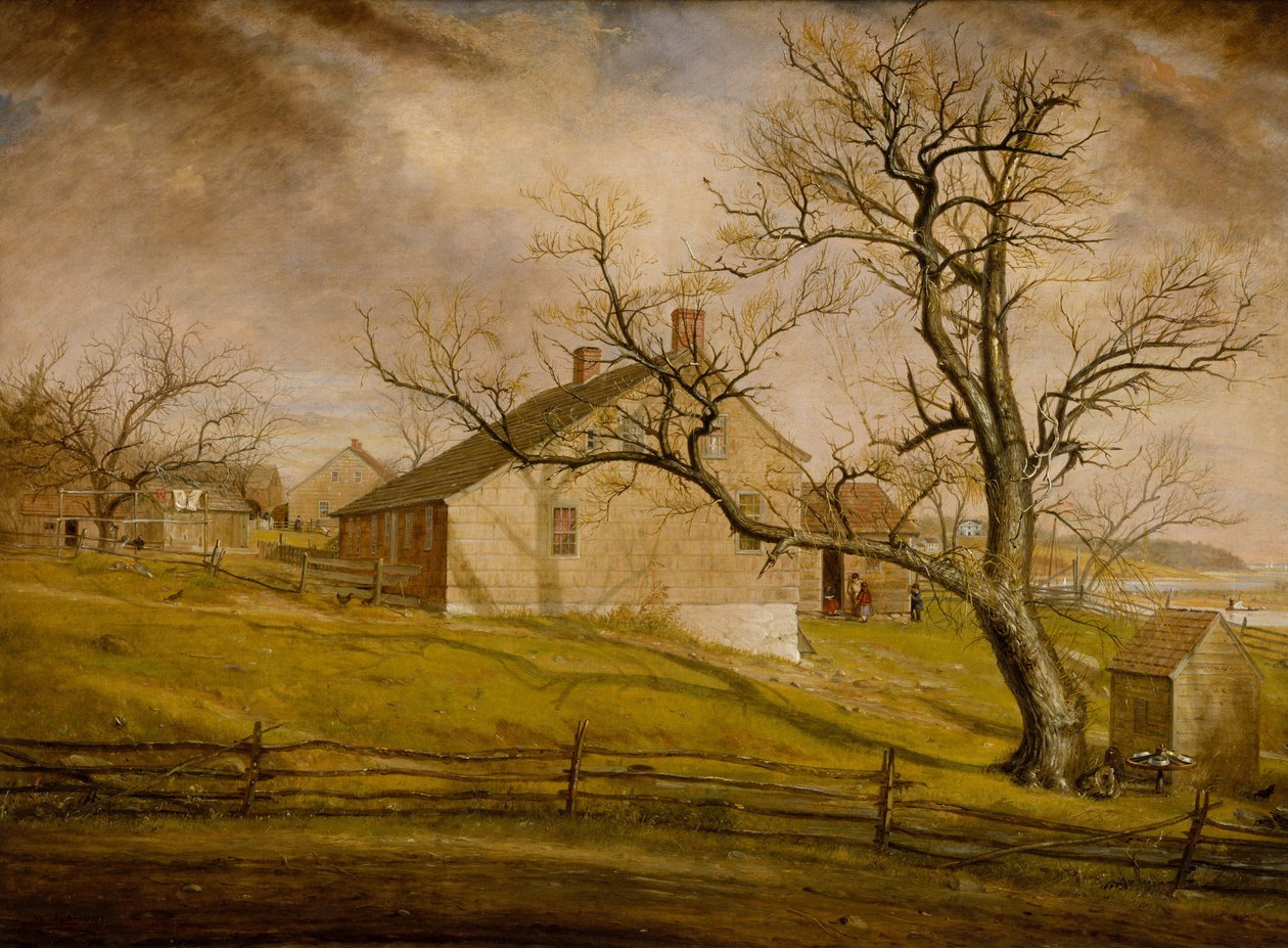 Long Island Farmhouses de William Sidney Mount