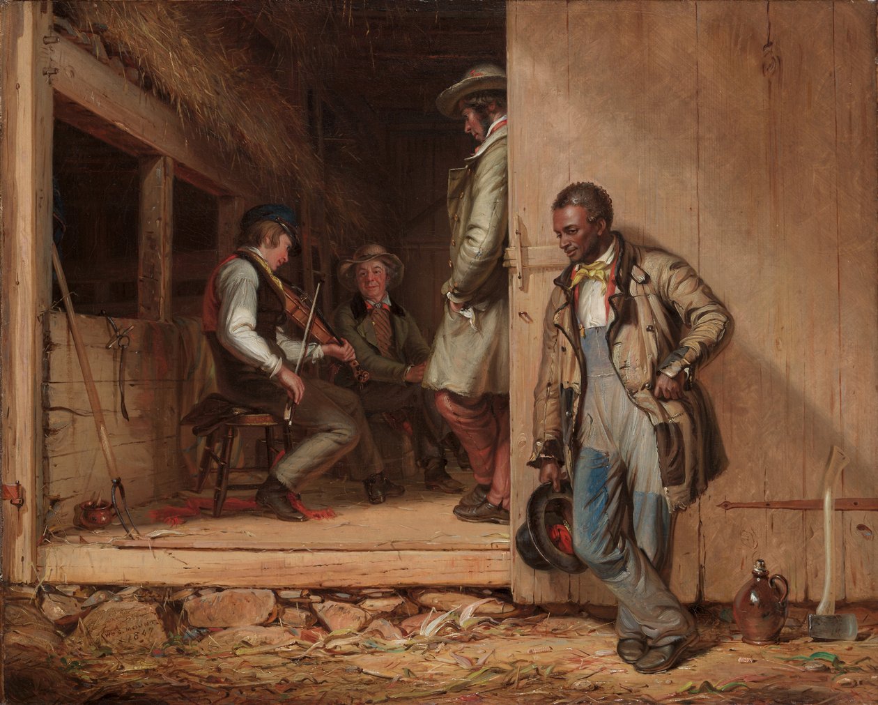 O poder da música, 1847 de William Sidney Mount