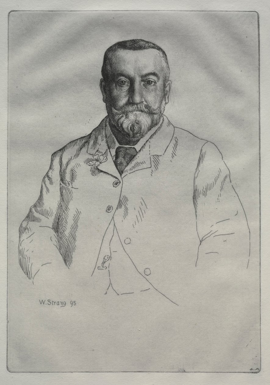 Retrato de H. Cock, 1895. de William Strang