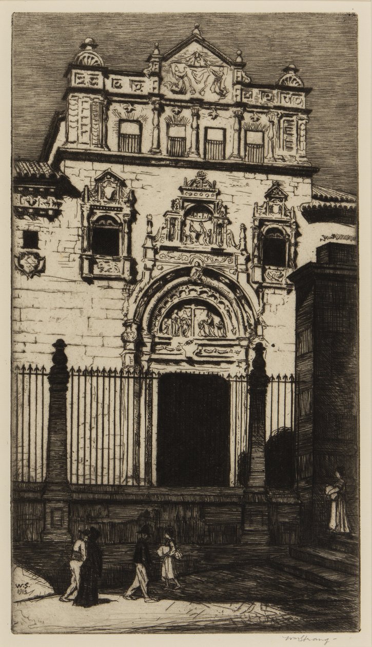 Santa Cruz, Toledo, 1913 de William Strang