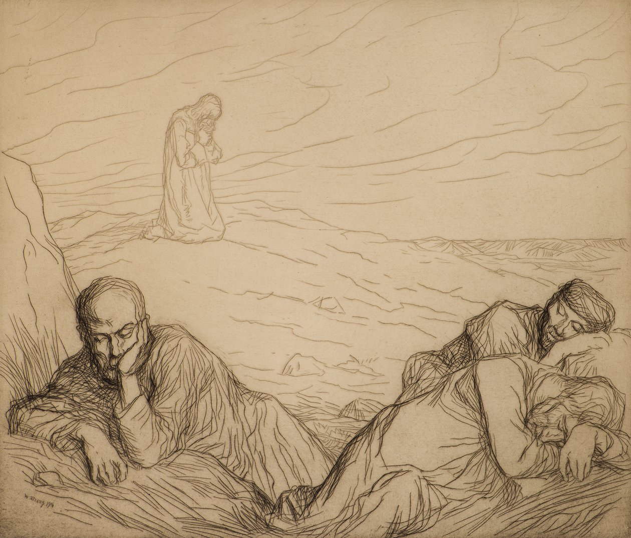 A agonia no jardim de William Strang
