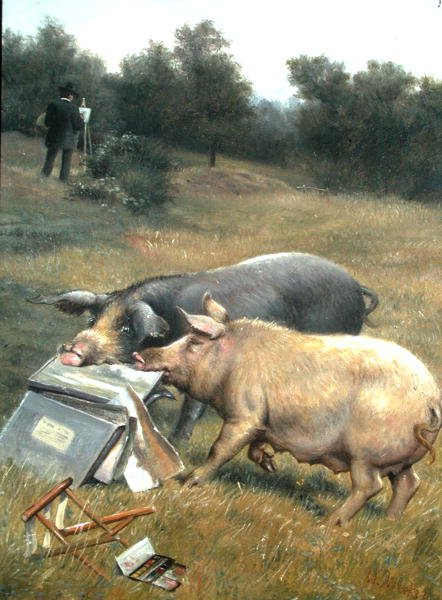 Bom Sabor (óleo a bordo) de William Weekes