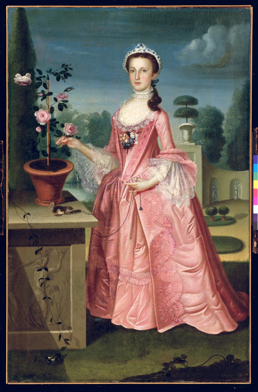 Retrato de Deborah Hall de William Williams