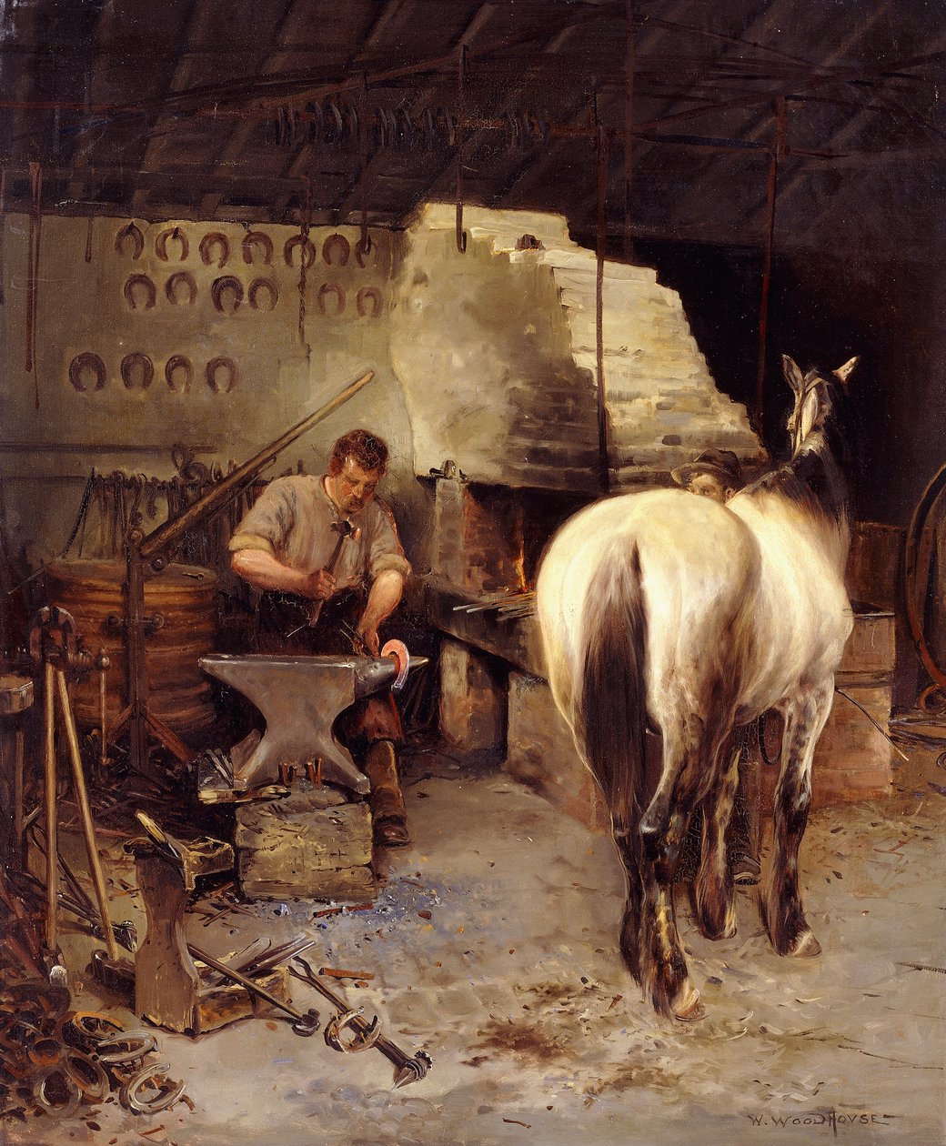 A loja do ferreiro de William Woodhouse