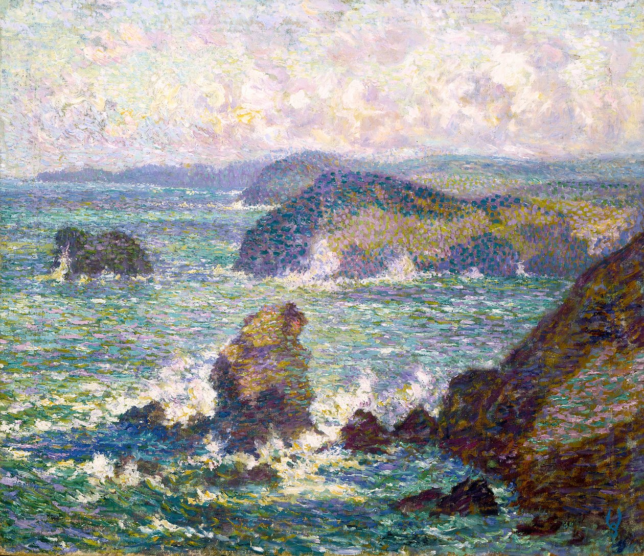 Marinha (óleo sobre tela) de Willy Schlobach