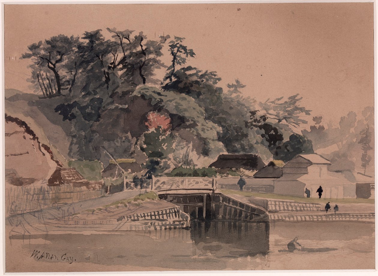Paisagem com ponte de Winckworth Allan Gay