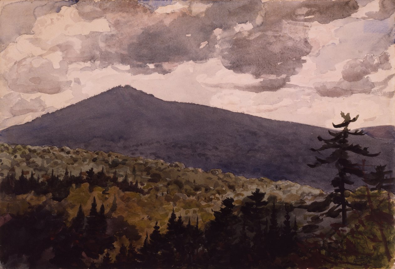 Montanha Queimada, 1902 de Winslow Homer