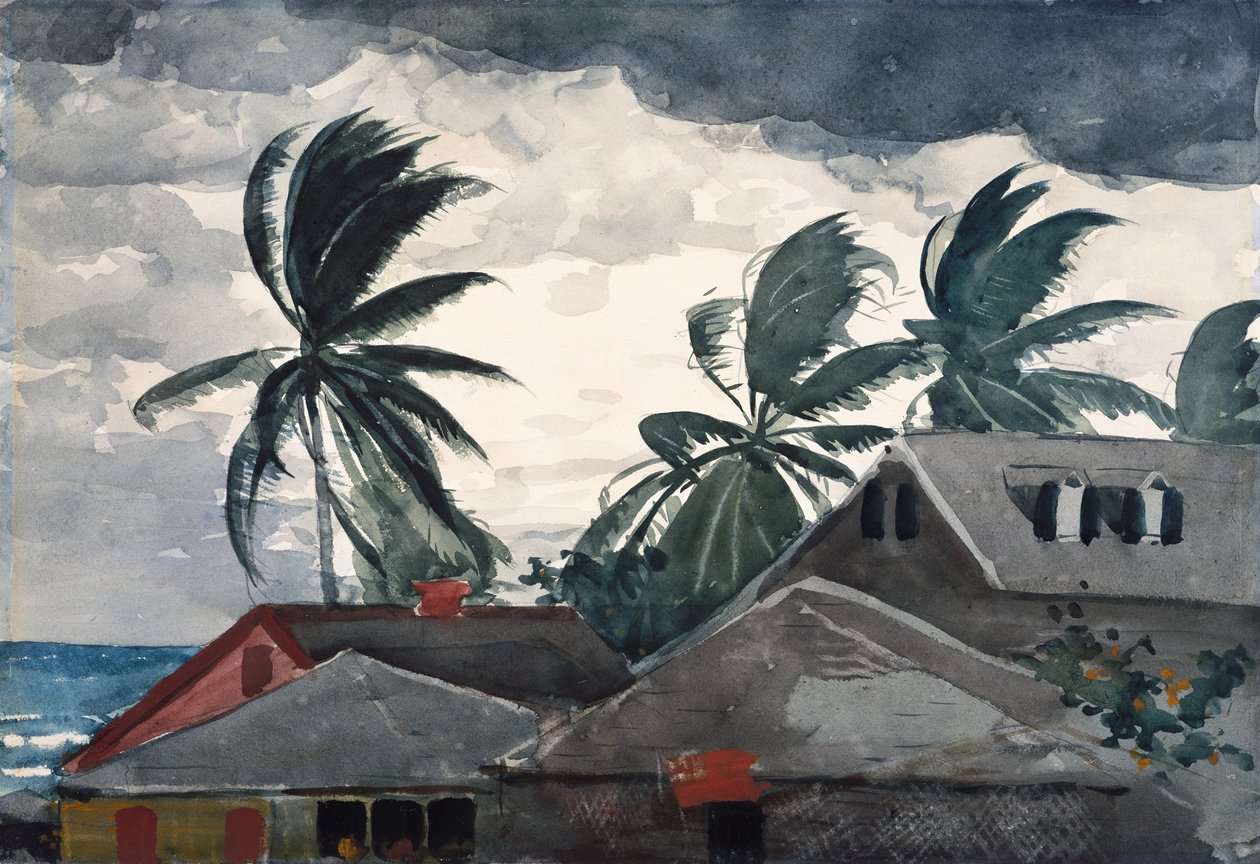 Furacão, Bahamas de Winslow Homer