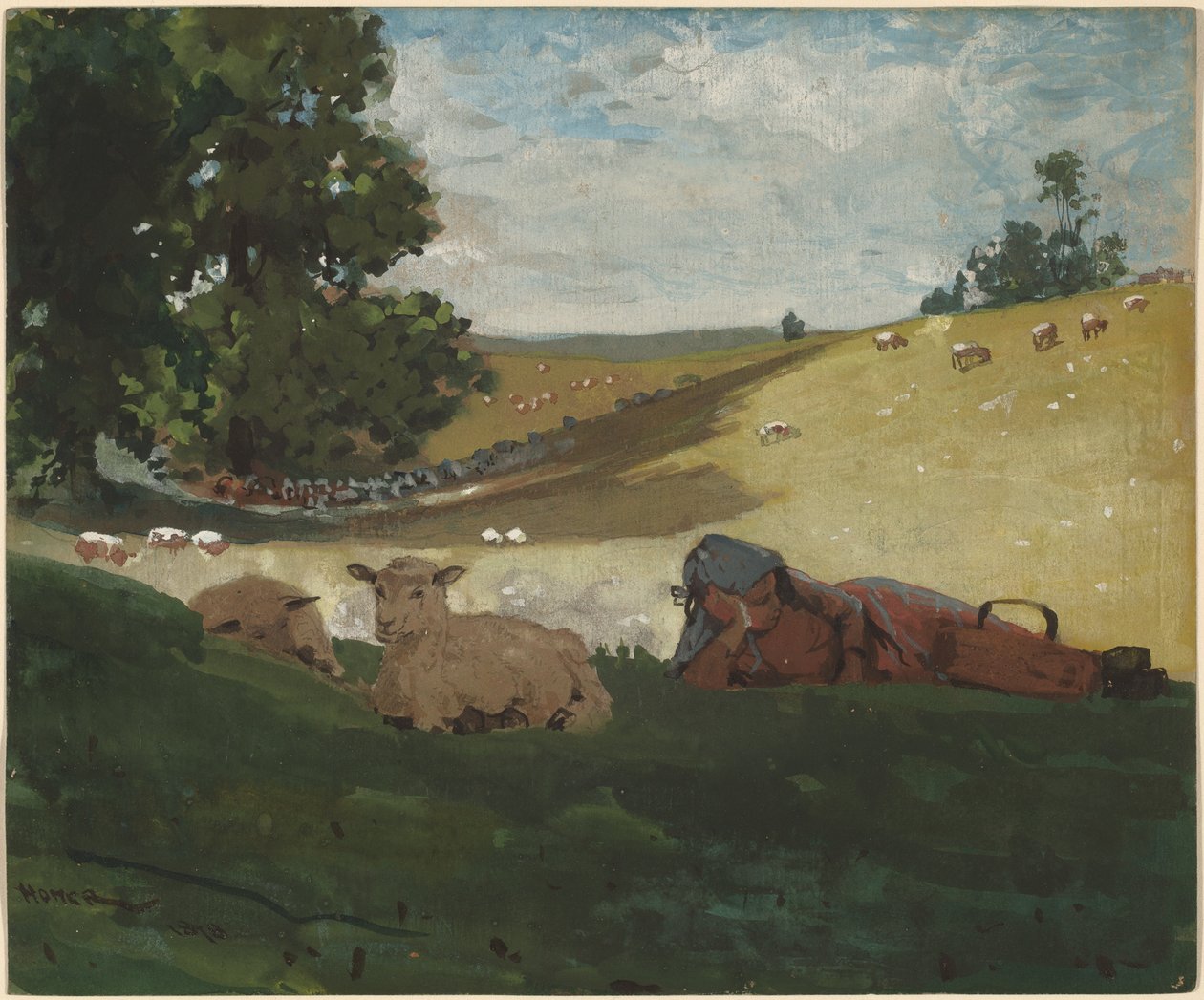 Tarde Quente (Pastora) de Winslow Homer
