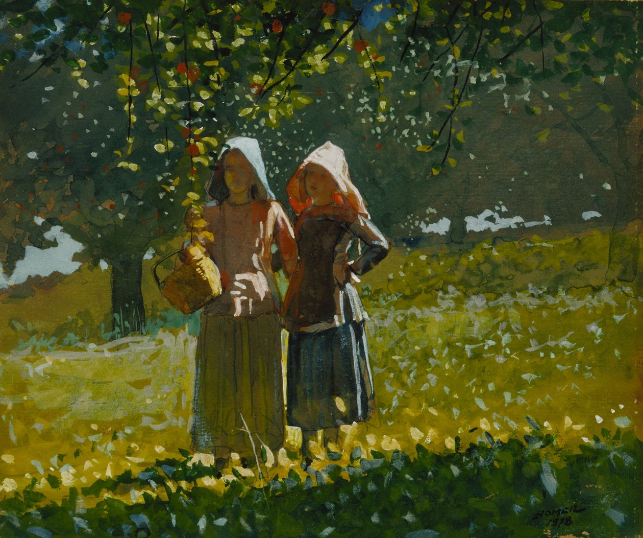 Apanha de maçãs de Winslow Homer
