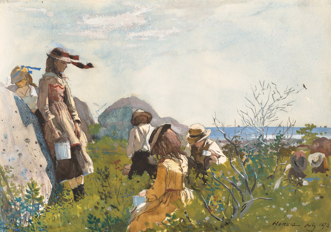 Berry Pickers, 1873. de Winslow Homer