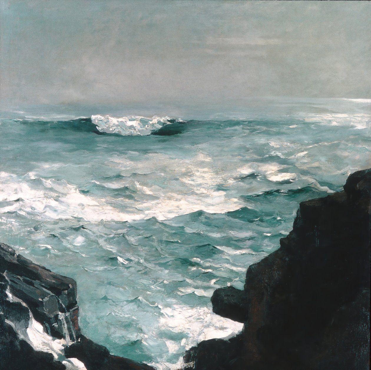 Rocha do canhão, 1895. de Winslow Homer