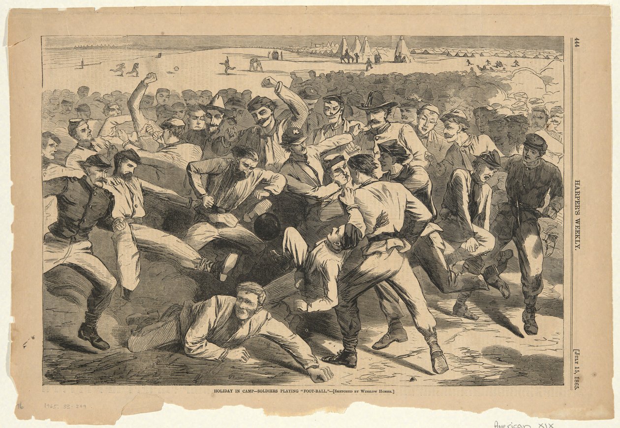 Férias no acampamento de Winslow Homer