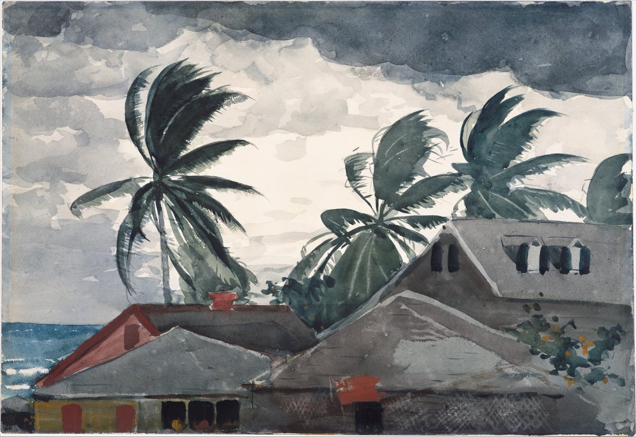 Furacão, Bahamas de Winslow Homer