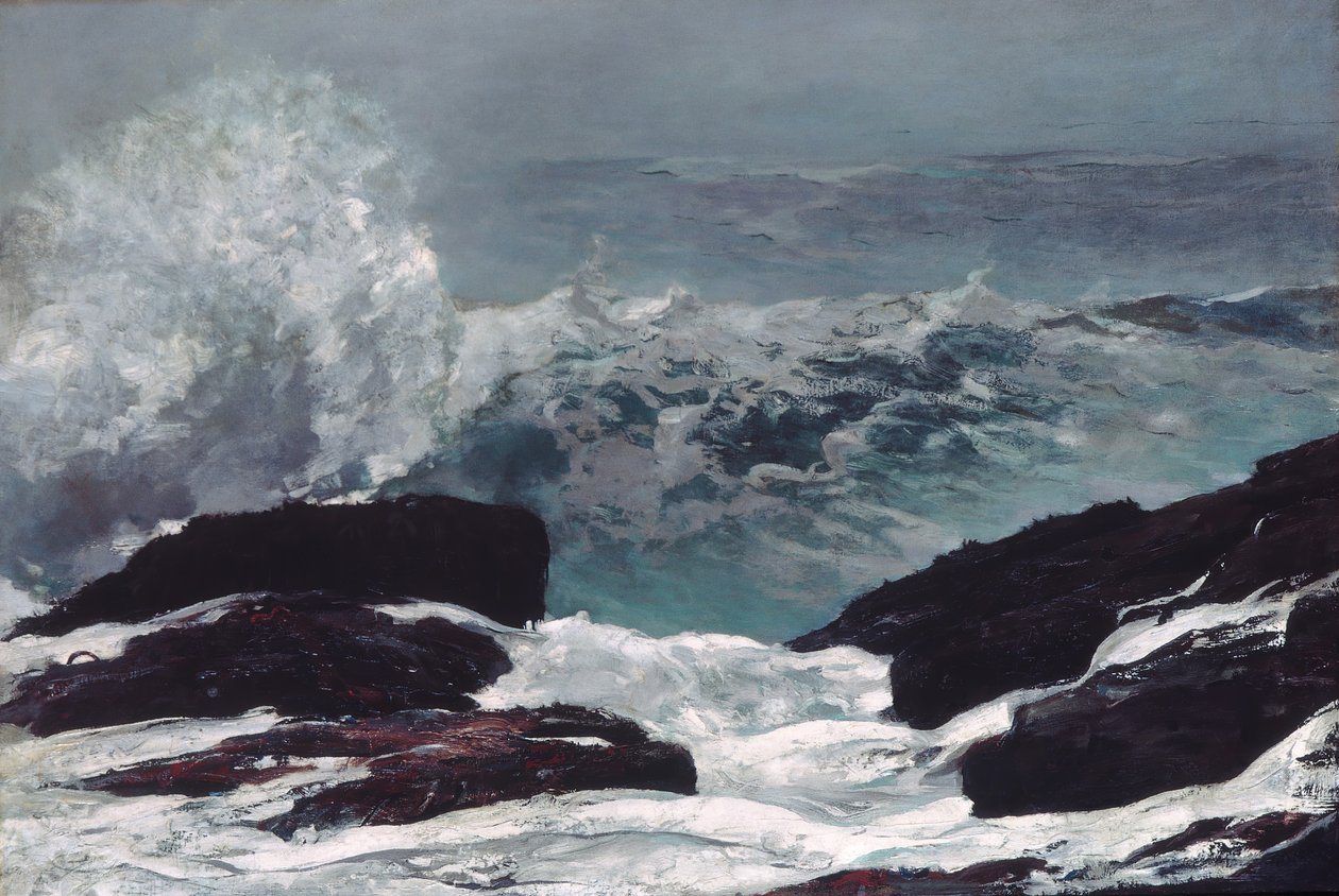 Costa do Maine, 1896. de Winslow Homer