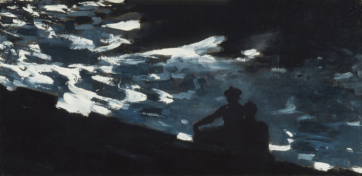 Luar na água, c.1906 de Winslow Homer
