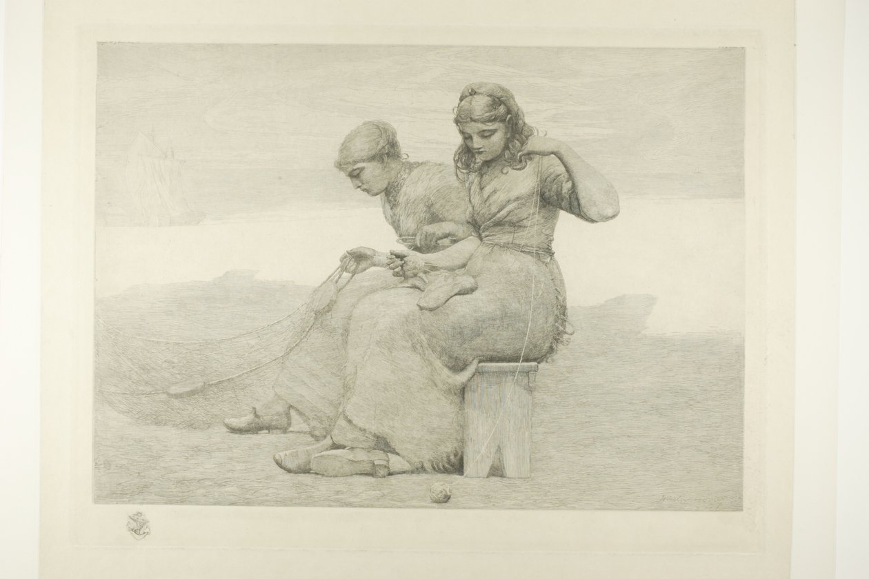 Reparadores de redes de Winslow Homer
