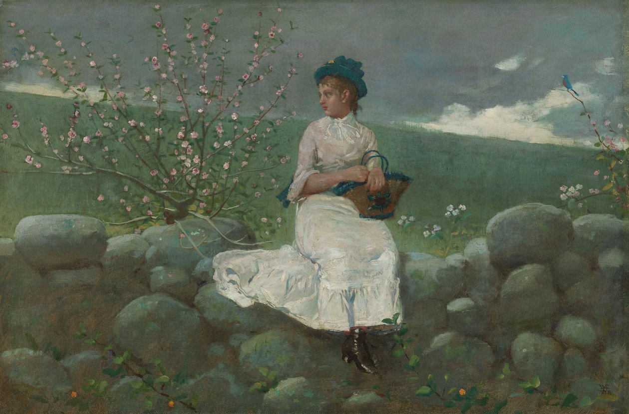 Flores de Pêssego de Winslow Homer