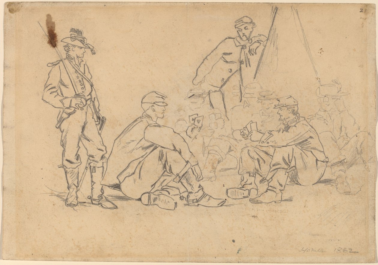 Cartas de jogar de Winslow Homer