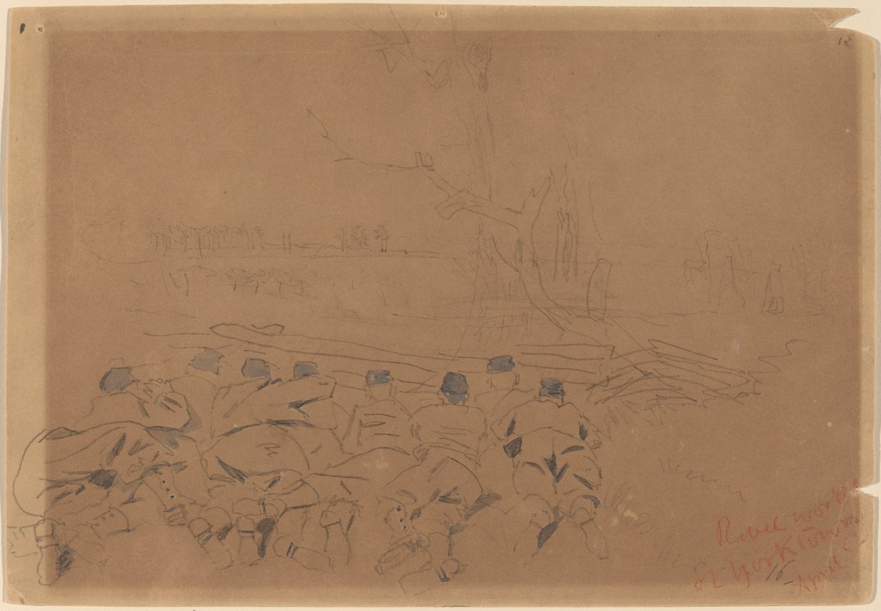 Rebel Works em Yorktown de Winslow Homer