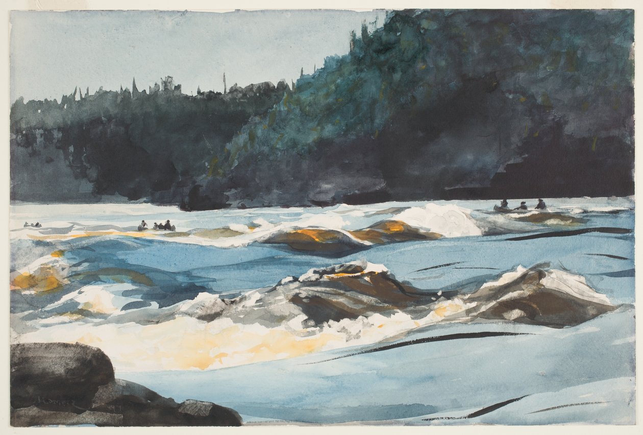 Rio Saguenay, Lower Rapids de Winslow Homer
