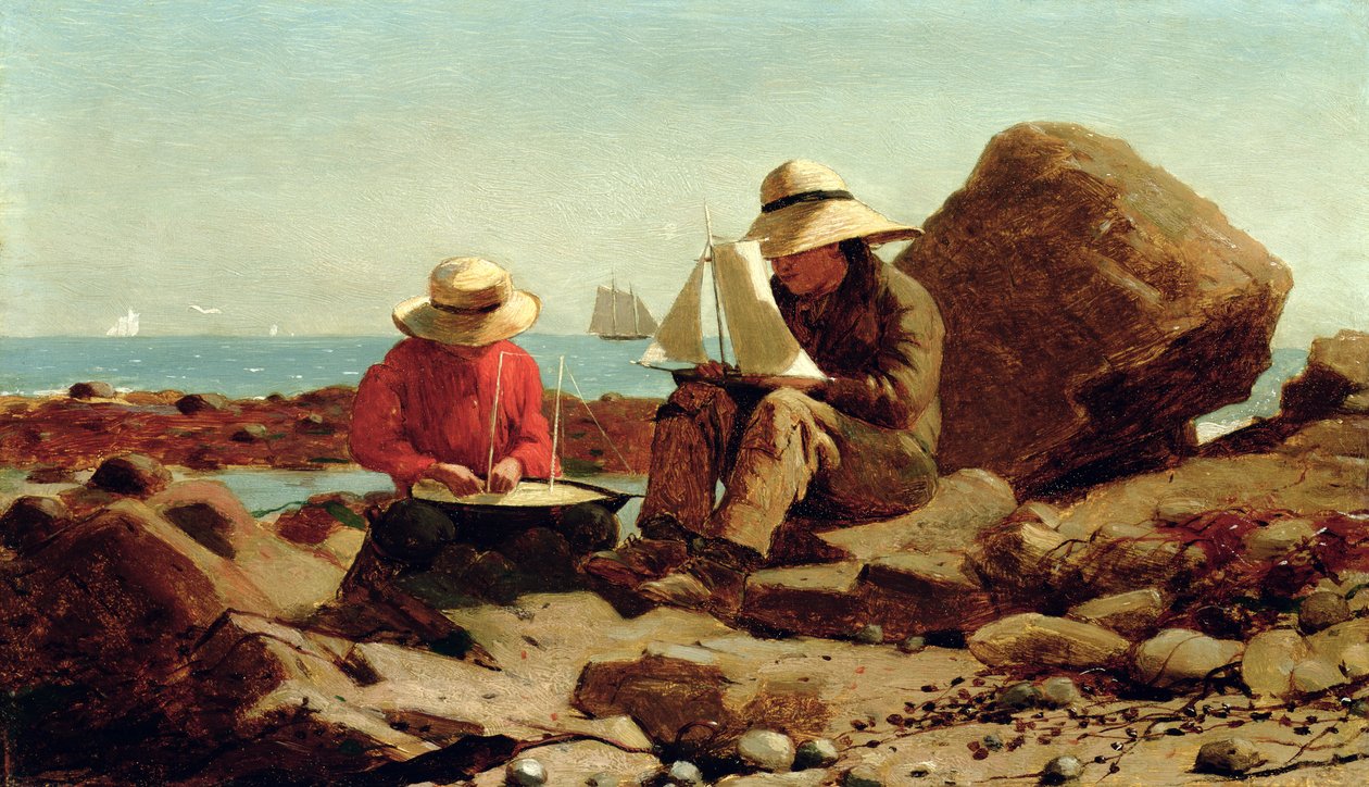 Os Construtores de Barcos de Winslow Homer