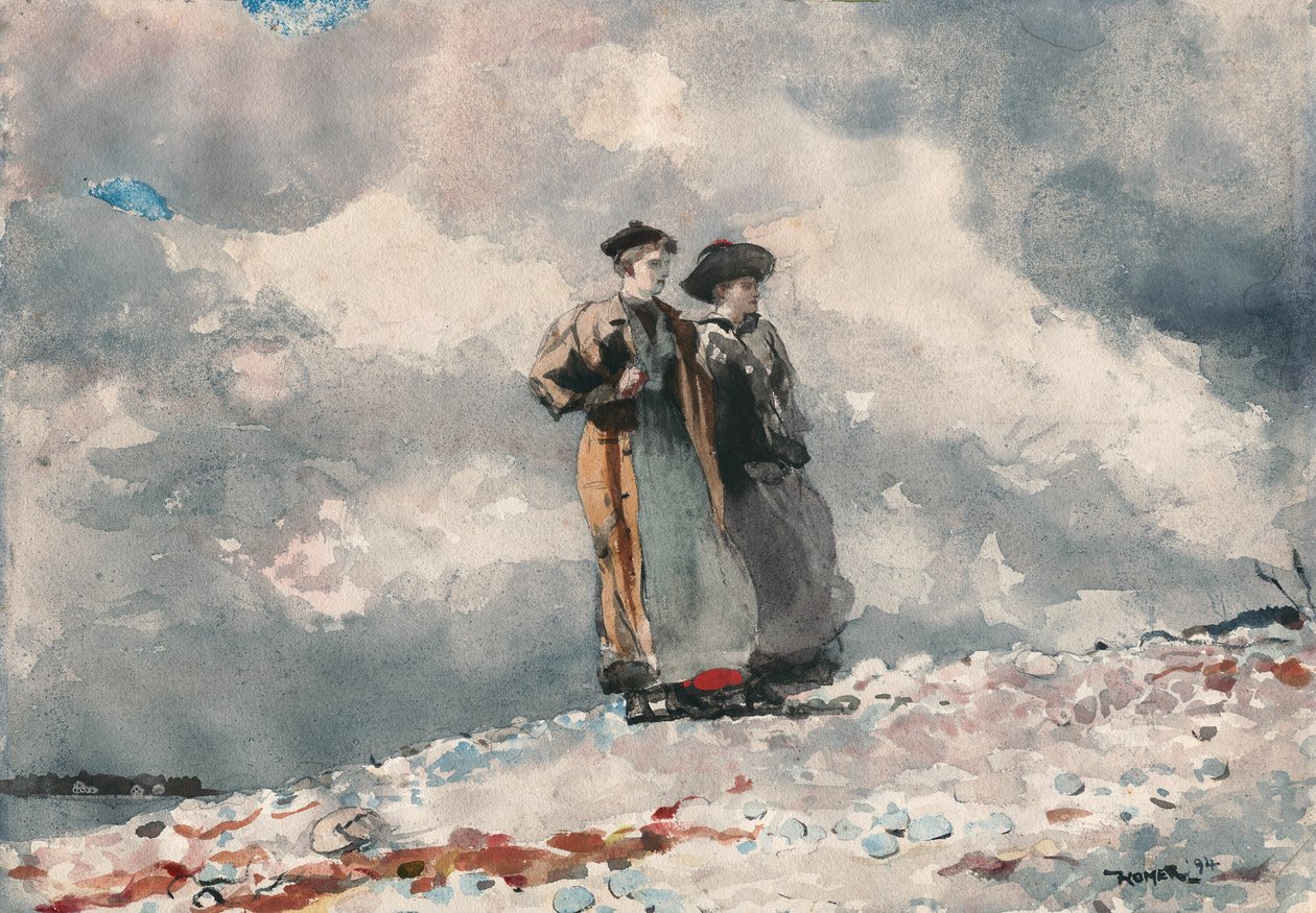 O Outlook, Costa do Maine de Winslow Homer