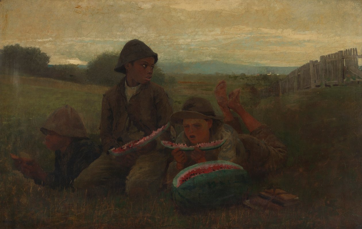 Os meninos melancia de Winslow Homer