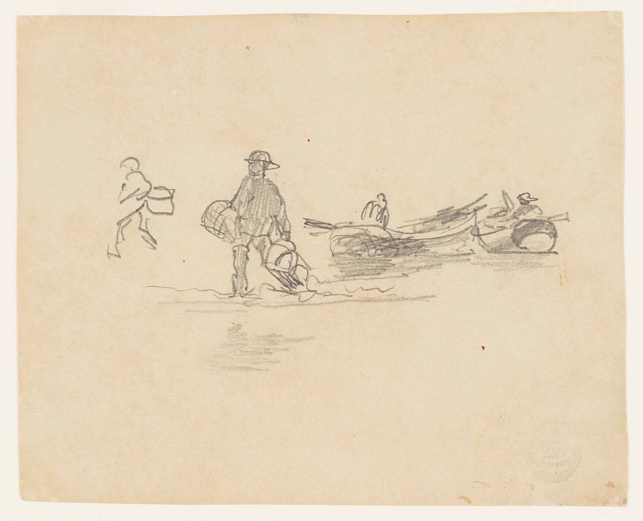 Dois Pescadores, Inglaterra de Winslow Homer