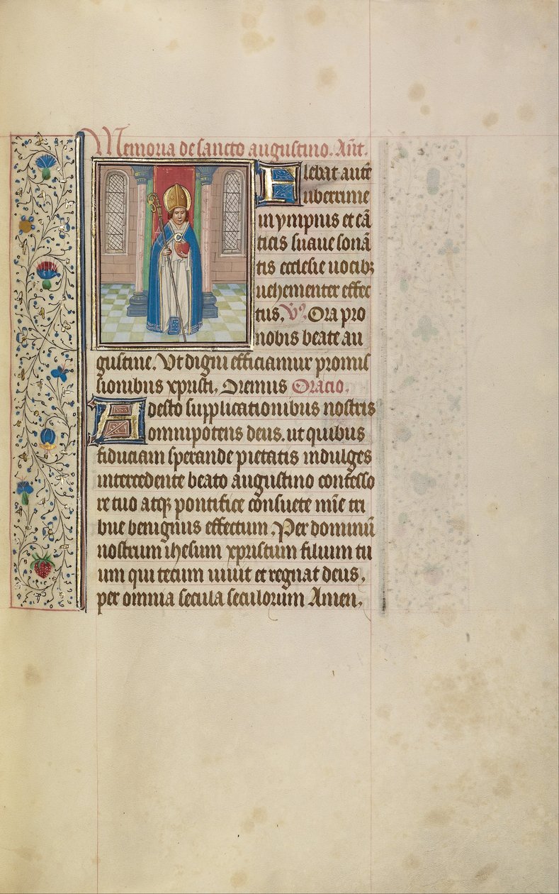 Santo agostinho de Workshop of Willem Vrelant