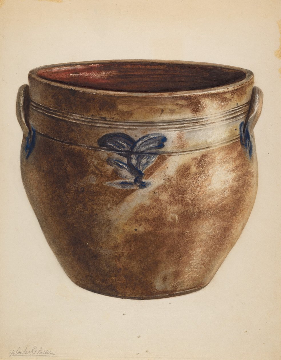 Crock, c. 1937. de Yolande Delasser